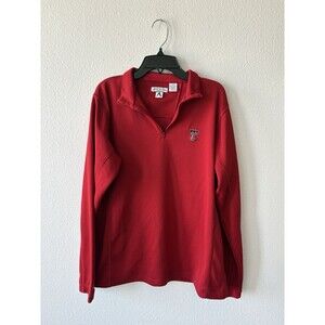 Texas Tech Women's Antigua 1/4 Zip Pullover Jacket, Size Large